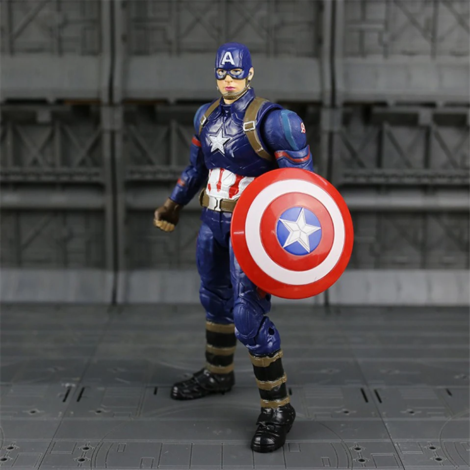 Iron Man Captain America Black Panther Winter Soldier Ant-Man  Falcon Scarlet Witch Vision Hawkeye Action Figure Model Toys N033 (10)