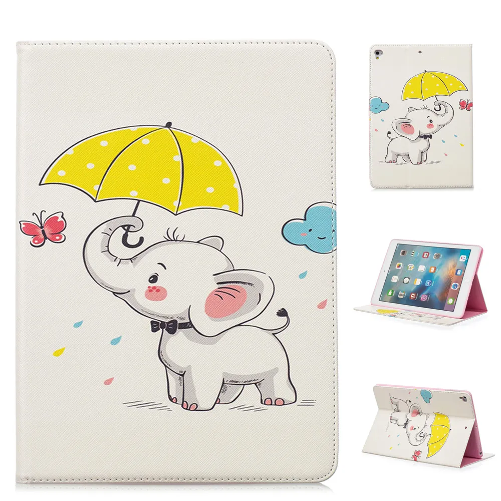 

Umbrella Elephant Support Protective Cover Case for iPad Air 1 2 iPad 2 3 4 Mini 1 2 3 4 Pro 9.7 10.5 2017 2018 9.7 inch