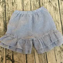 Детская обувь для девочек шорты в полоску Детские двойные шорты с рюшами Детские шорты для девочек в городе Jinhua Костюмы с фабрики