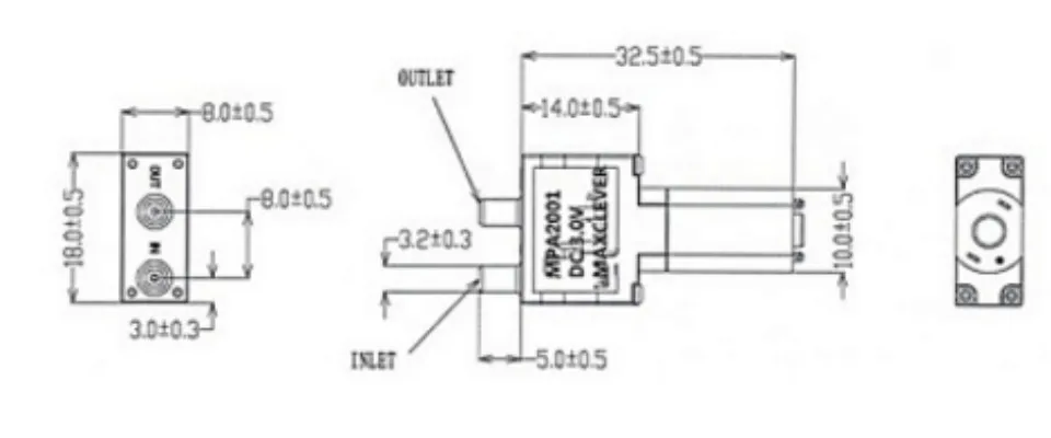 YIMAKER микро вакуумный насос DC3V бесшумный мини-воздушный насос с щеткой для медицинского аквариума как газовые, так и жидкие насосы