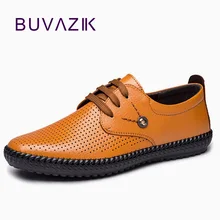 2017 Men Shoes Genuine Leather Summer Casual Shoes Breathable Soft Driving Men s Handmade Loafers Chaussure