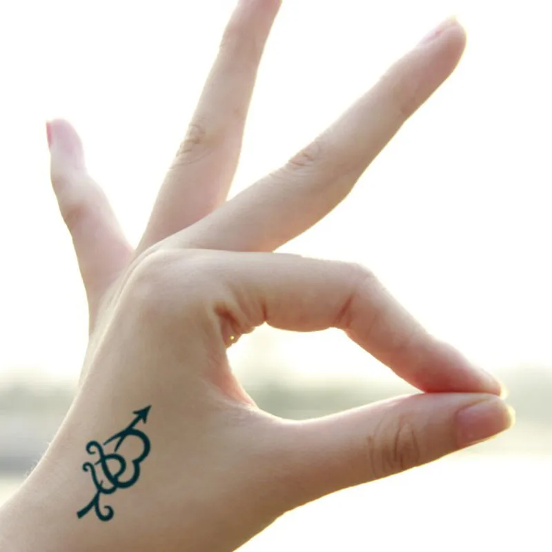 

2017 New style tatoo henna fake tattoo flash tatto temporary tattoo sticker men TaTy tatuagem tattoos Piercing arrow WM006