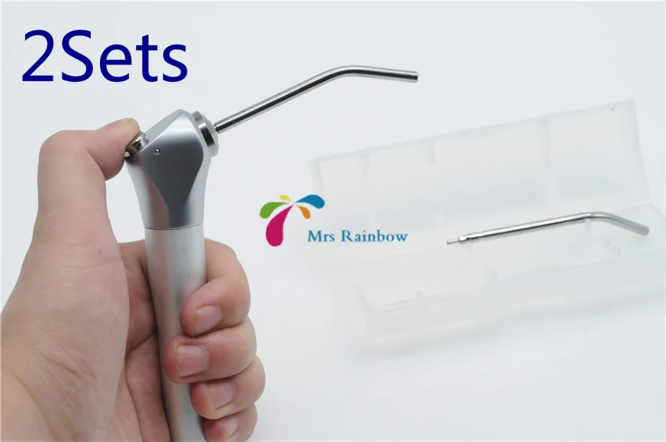 Dental Lab Triple Three 3 Way Syringe Straight Air Water With Nozzles