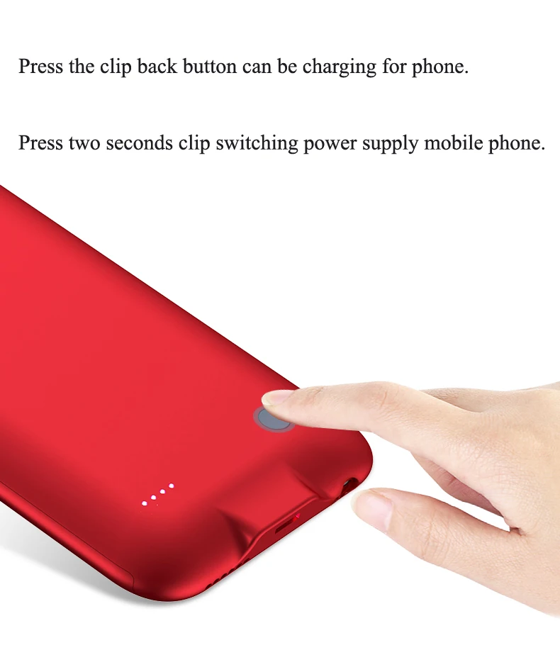Battery Charger Cases For iPhone 6 6s NH-B012 Details (04) Nohon Battery Charger Cases For Apple iPhone 6s 6