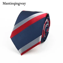 Новое Прибытие Галстуки 7 см Тонкие Полиэстер Шелковые Галстуки для Мужчин Полосатый& Dot Свадебные Костюмы Бизнес Галстуки Gravatas Corbatas Свадебная галстуки для мужчин