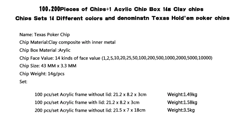 100-200Acylic