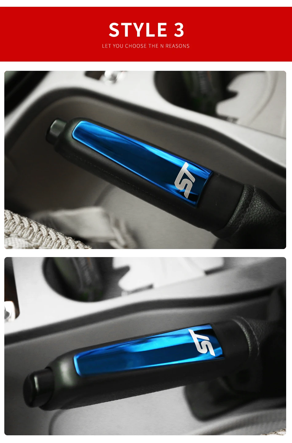 1 шт. ABS хром Автомобильный Ручной тормоз защита отделка украшение ручного тормоза крышка наклейка для Ford Focus 2 3 MK2 MK3 2005-2012