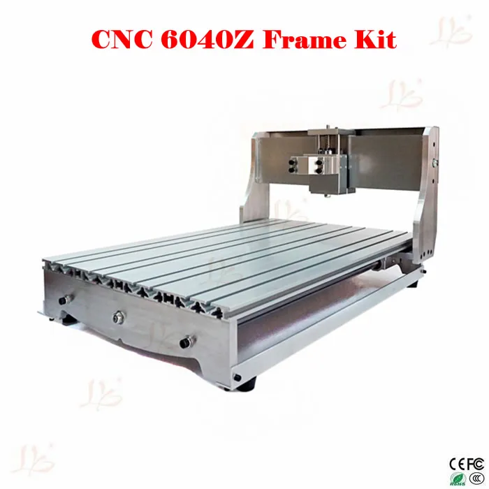 cheap CNC Frame 6040Z lathe DIY rack with bed, ball screw, optical axis, spindle clamp