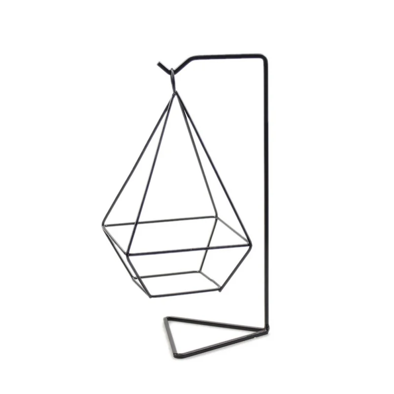 Ротанговая садовая настенная нордическая металлическая подставка для цветов макраме для подвесных корзин бонсай-суккулент декоративная коробка