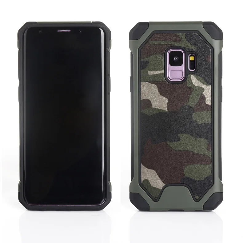 Военный камуфляж армированный рc чехол для телефона samsung Galaxy S7 S6 край S8 S9 плюс S4 S5