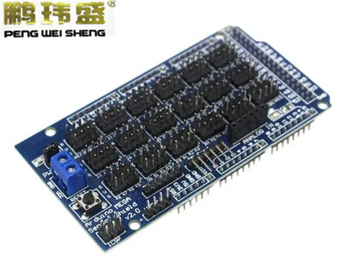 5 шт. V1 Мега Сенсор щит V1.0 V2.0 MEGA 2560 Поддержка IIC Bluetooth SD Робот части MEGA2560 |