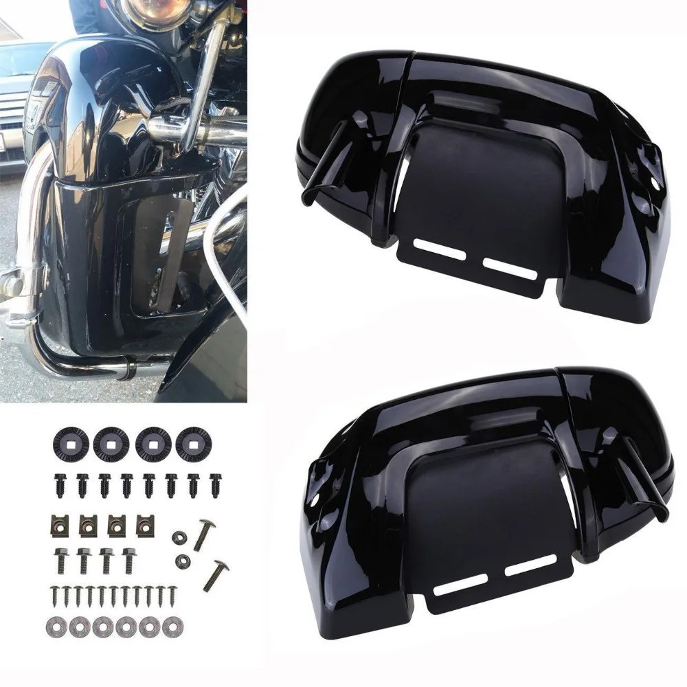 

Lower Vented Leg Fairing Glove Box For Harley Road King Touring Electra Glide