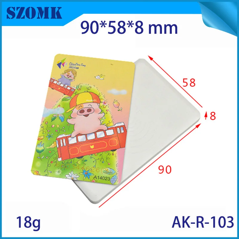 szomk IC card reader plastic enclosure for electronics project plastic sensor junction box distribution box instrument case plastic housing for pcb (9)