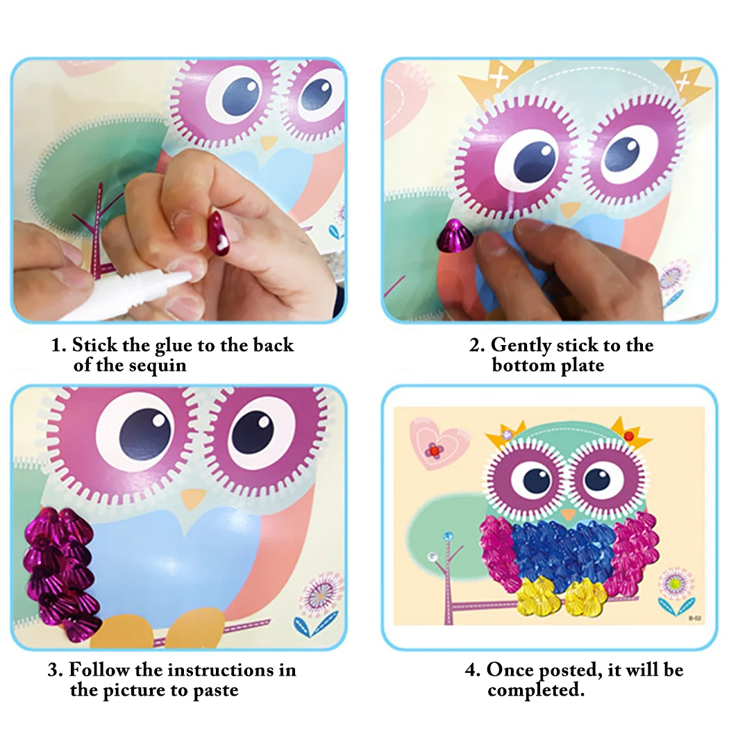 8 шт. Сделай Сам Набор для рукоделия Творческий красочные ручной работы Craft Kit Развивающие игрушки для детей