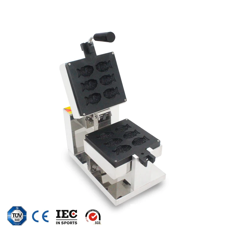 commercial-waffle-maker-rotary-fish-shape-waffle