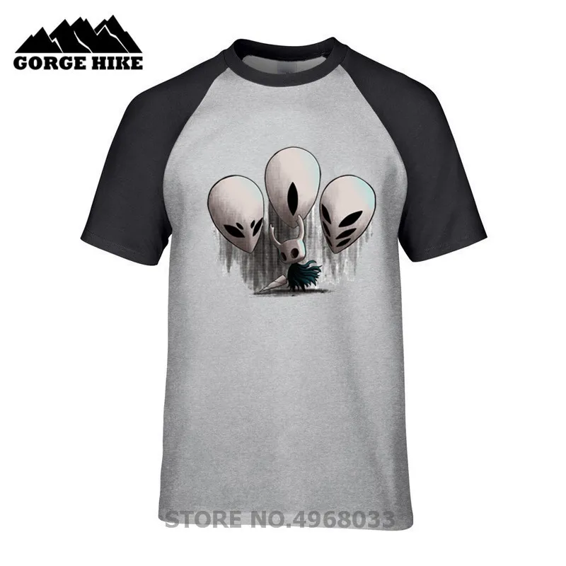 

Hollow Knight Shadow Men's T Shirt Top Tee 100% Cotton Humor Men Crewneck Tee Shirts Dark History 3D print Top t-shirt Plus Size