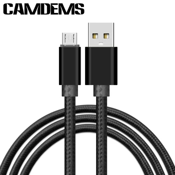 

Top Quality 2A Fast Charging Speed 1m 3ft micro v8 alloy braided nylon usb cable for samsung S3 S4 S5 S6 huawei camdems 500pcs