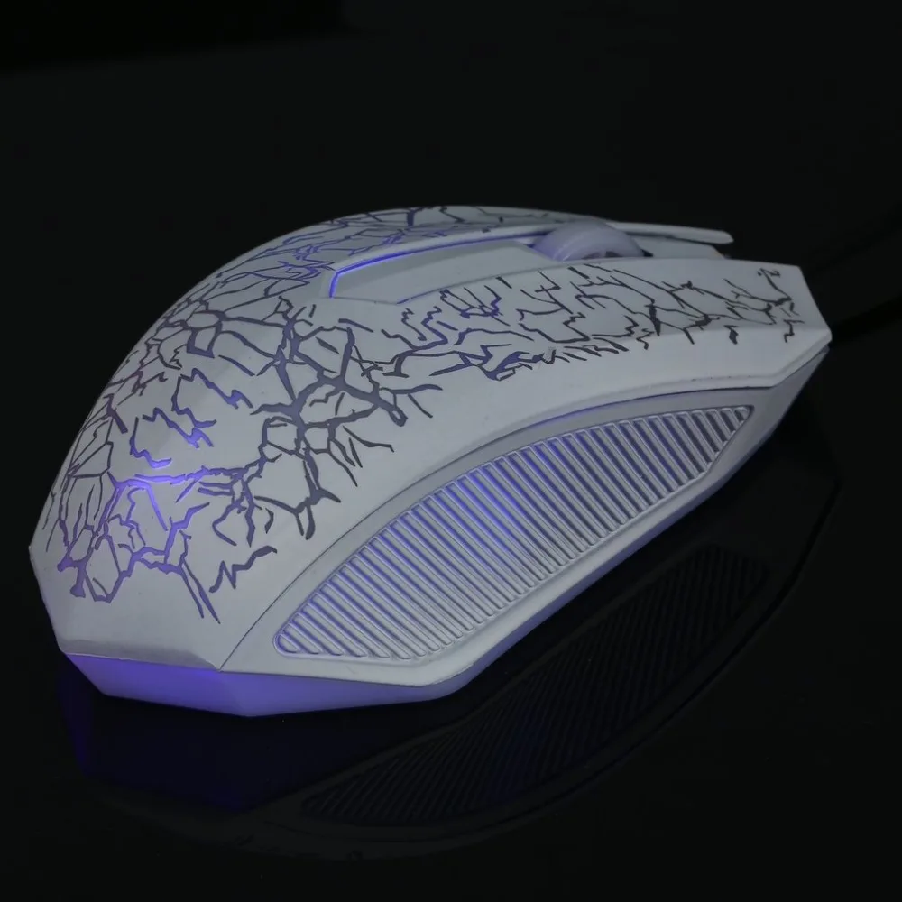 Профессиональная Проводная игровая мышь 3200 dpi USB 3D светодиодный оптический 3 кнопки Pro Gamer компьютерные мыши для настольного ПК ноутбука регулируемая