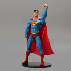 DC Comics Super Hero Супермен ПВХ фигурку Коллекционная модель игрушки 7 "18 см