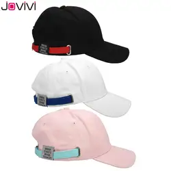 Jovivi 1 шт. унисекс модная бейсбольная кепка карамельного цвета Snapback Хип-Хоп Регулируемый головной убор Гольф шляпа черный/белый/розовый цвет