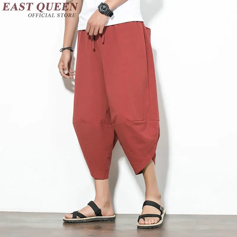 Радиционная Китайская одежда для мужчин брюки одежды стиля Востока для мужчин NN0524 H