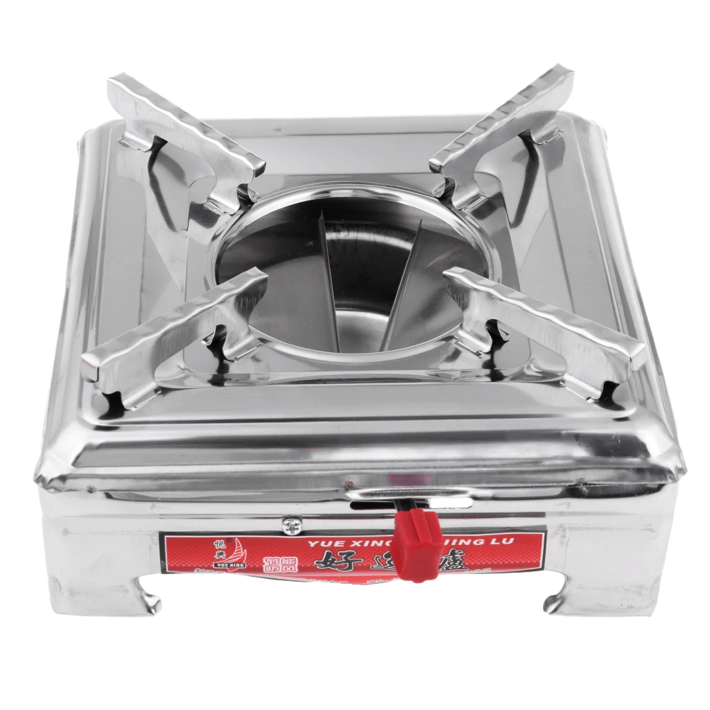 Ultralight Camping Stove 1 Burner Portable Alcohol Fuel Stove for Backpacking Hiking Trekking Picnic Fishing Mountaineering