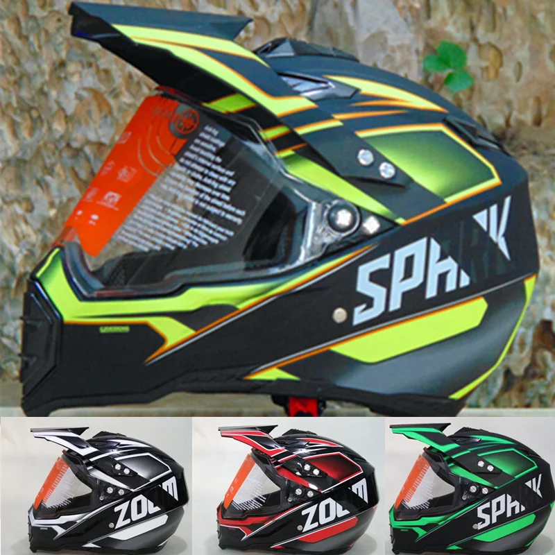 Capacete da motociclo casco moto off road casco motocross dirt bike ATV casco  con visiera DOT approvato cascos casque|helmet arai|helmet motorcycle full  facehelmet earphone - AliExpress