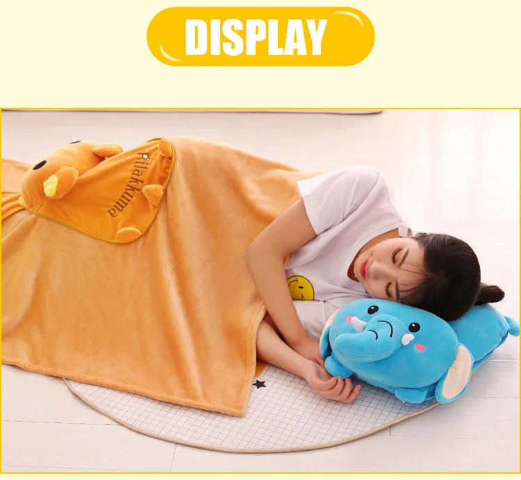 Креативное одеяло 2 в 1 мультфильм Пикачу дуэт мечта Тоторо спальный плед диван в стиле аниме постельные принадлежности портативное фланелевое одеяло