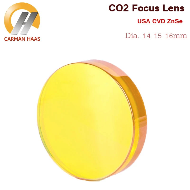 CARMANHAAS CO2 лазерный объектив Фокус объектив США CVD ZnSe Dia 14 15 16 FL 50,8 63,5