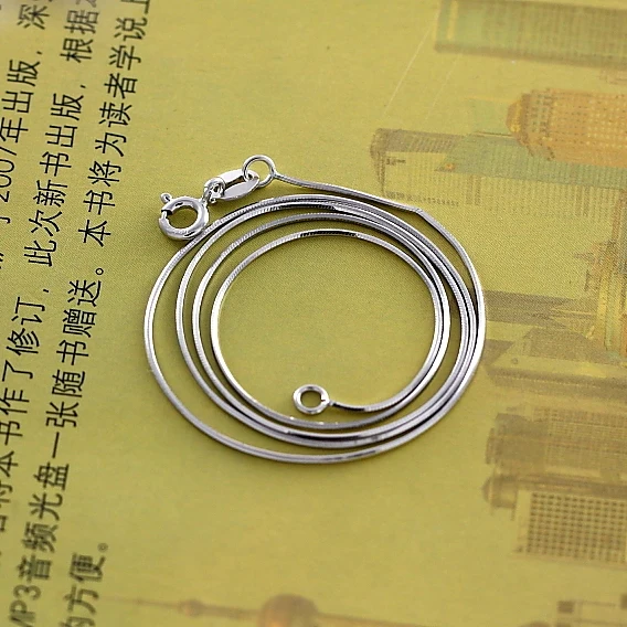 Pure silver s925 necklace female quality jewelry rope diy accessories | Украшения и аксессуары