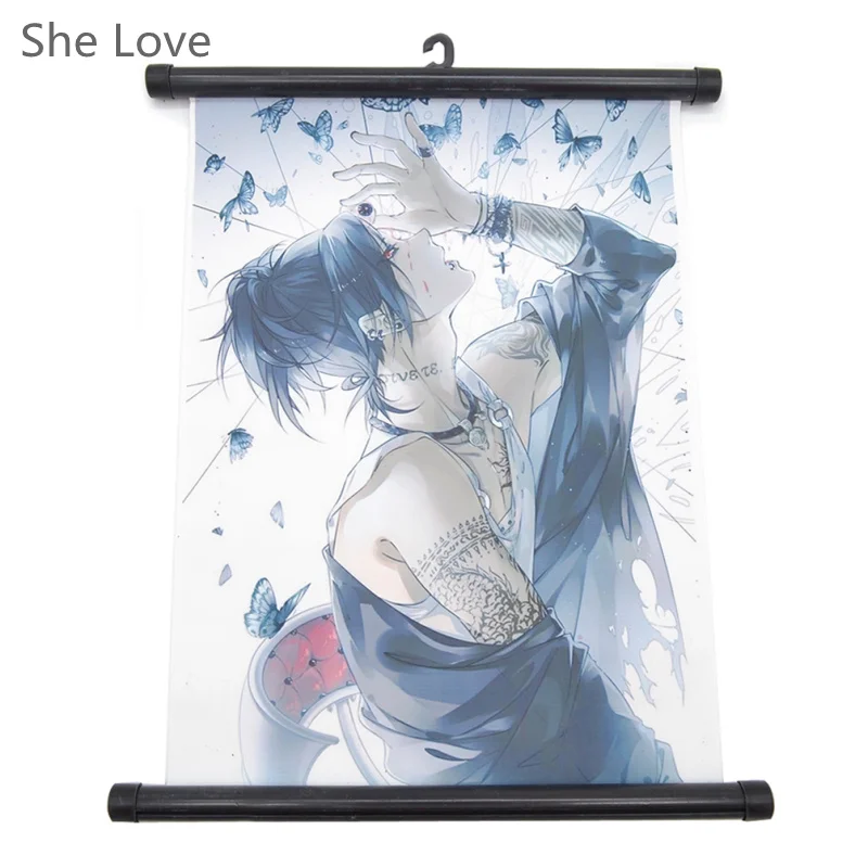

Japanese Anime Tokyo Ghoul Sexy Rize Painting Hanging Wall Scroll Home Decor Poster Cosplay