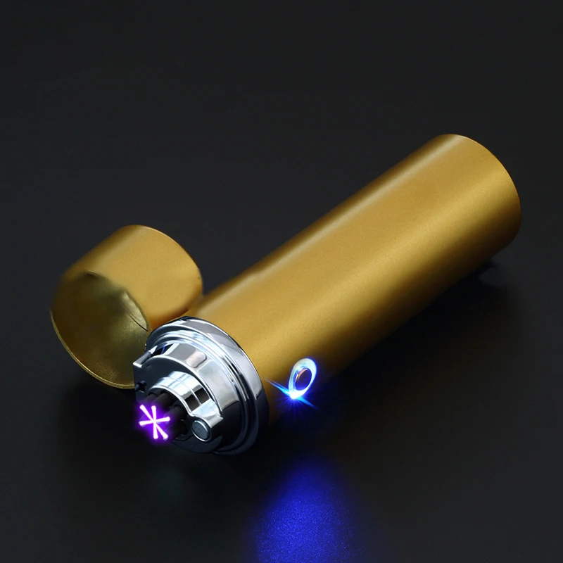 Дизайн 6 дуговая Зажигалка более мощная USB перезаряжаемая электрическая плазменная импульсная Зажигалка для дыма сигарет табачная трубка