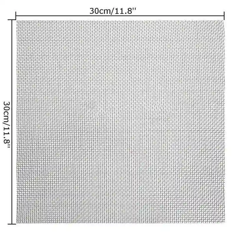 Mayitr нержавеющая сталь 10 сетка фильтрации водостойкий провод ткань экран фильтр 30*30 см для фильтрации промышленной краски воды