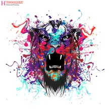 Изготовленная на заказ Алмазная роспись бабочки в горшке Алмазная кофейная вышивка натюрморт garten животные цвет Лев Хрустальные стикеры