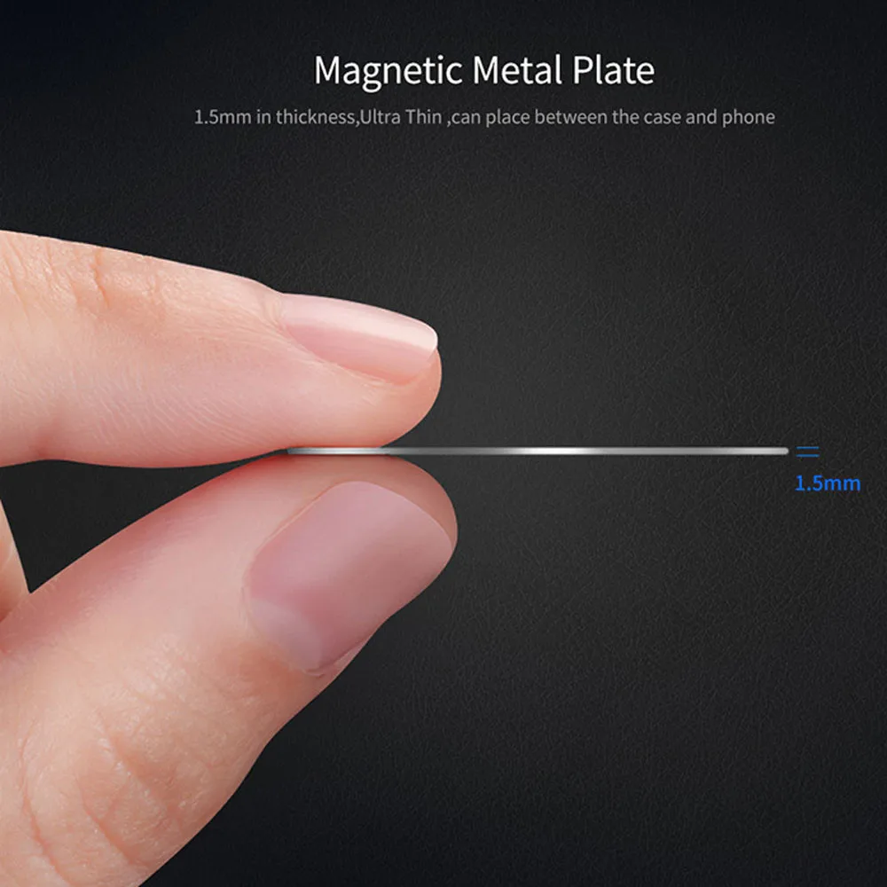 Металлическое покрытие наклейки на магните автомобильный держатель телефона для Xiaomi huawei металлическая пластина для крепления магнитный держатель для samsung# N