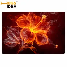 HUGSIDEA огненный цветочный дизайнерский Войлок резиновый ковер коврик для спальни, прихожей ванная комната нескользящая дверь пол 40*60 см Анти Грязный ковер