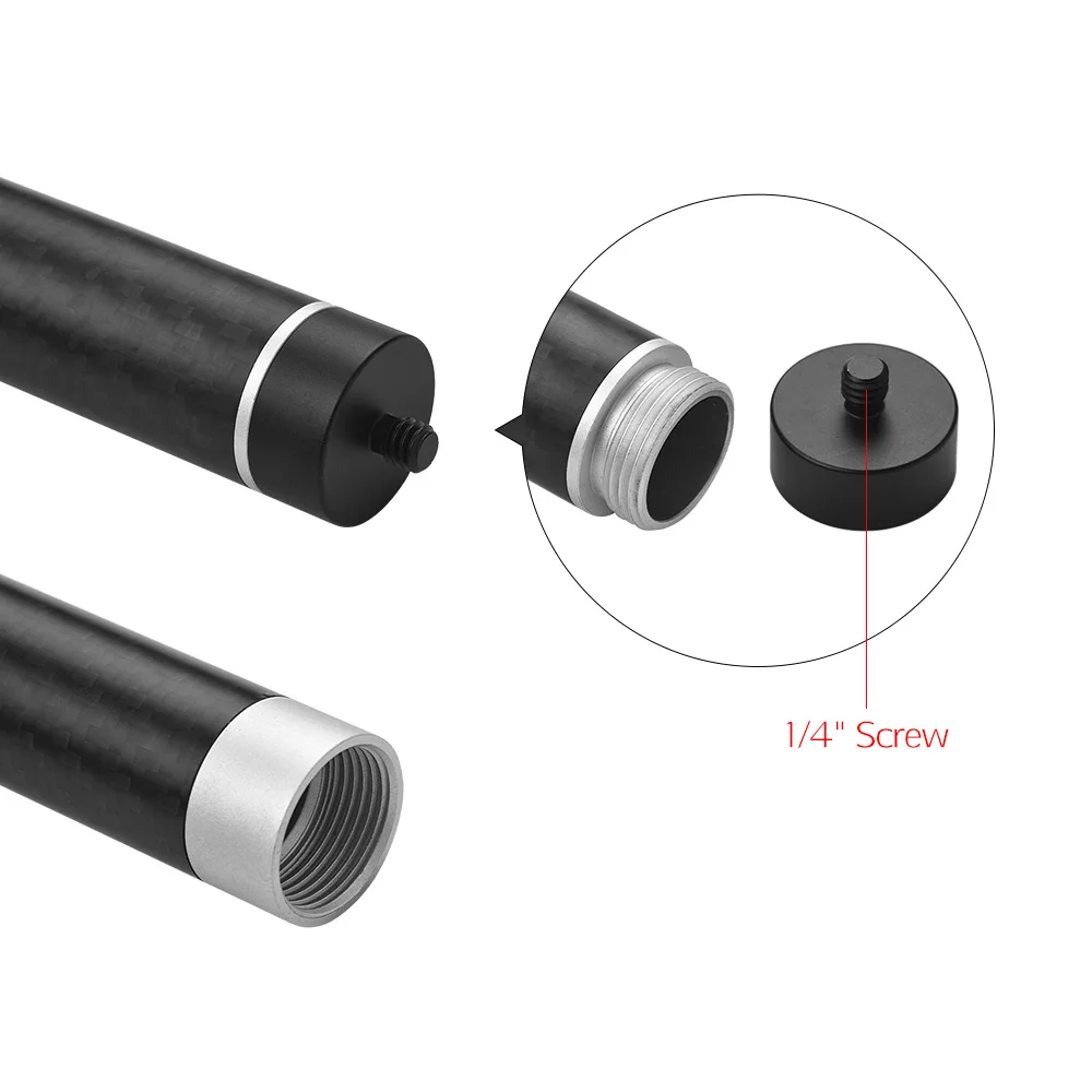 

Andoer Bar Reach Pole Carbon Fiber Extension Rod Arm for FeiyuTech G6/G5 for 3-axis Handheld Gimbal