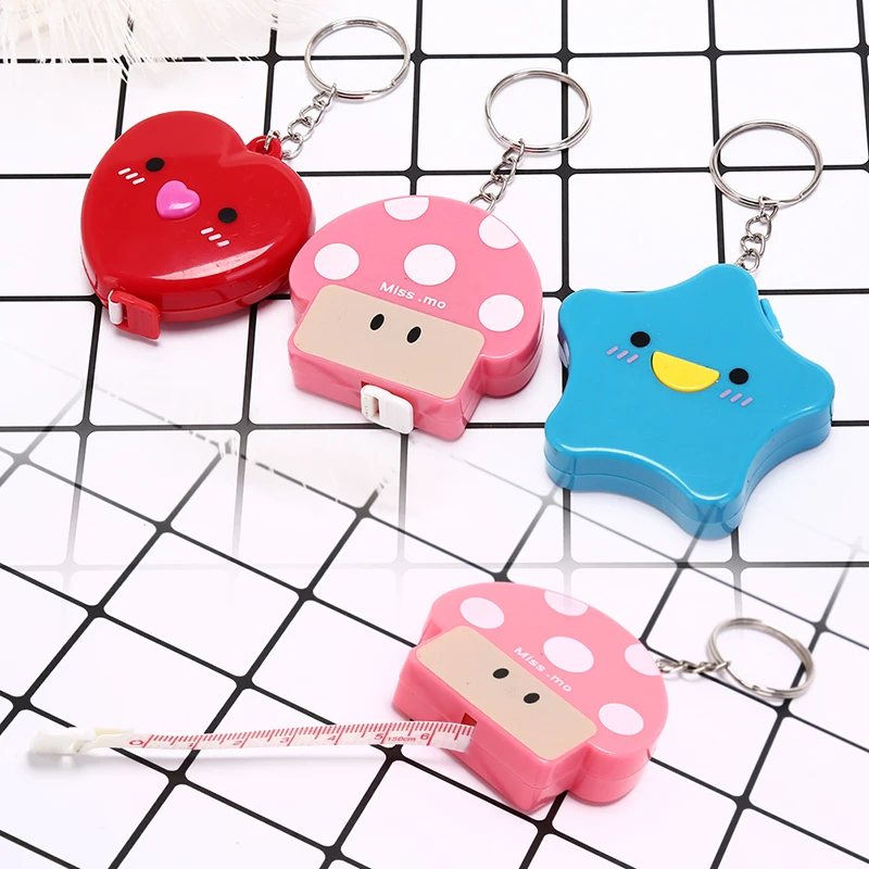 

150CM Colorful Measuring Tape Measure Retractable Metric Belt Portable Ruler Centimeter Inch Children Height Ruler party gift