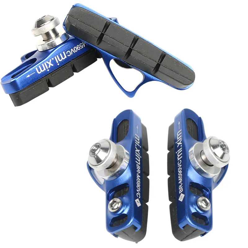 2 Pairs V Brake Blocks Pads Shoes For Cycle Bike Bicycle Mtb Mountain Cycling 
