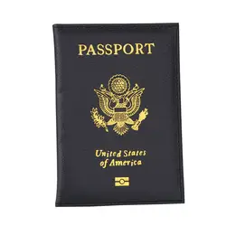 Обложка для паспорта протектор бумажник Бизнес карты Мягкая обложка для паспорта Паспорт кредитных ID Card наличными держатель кошелек