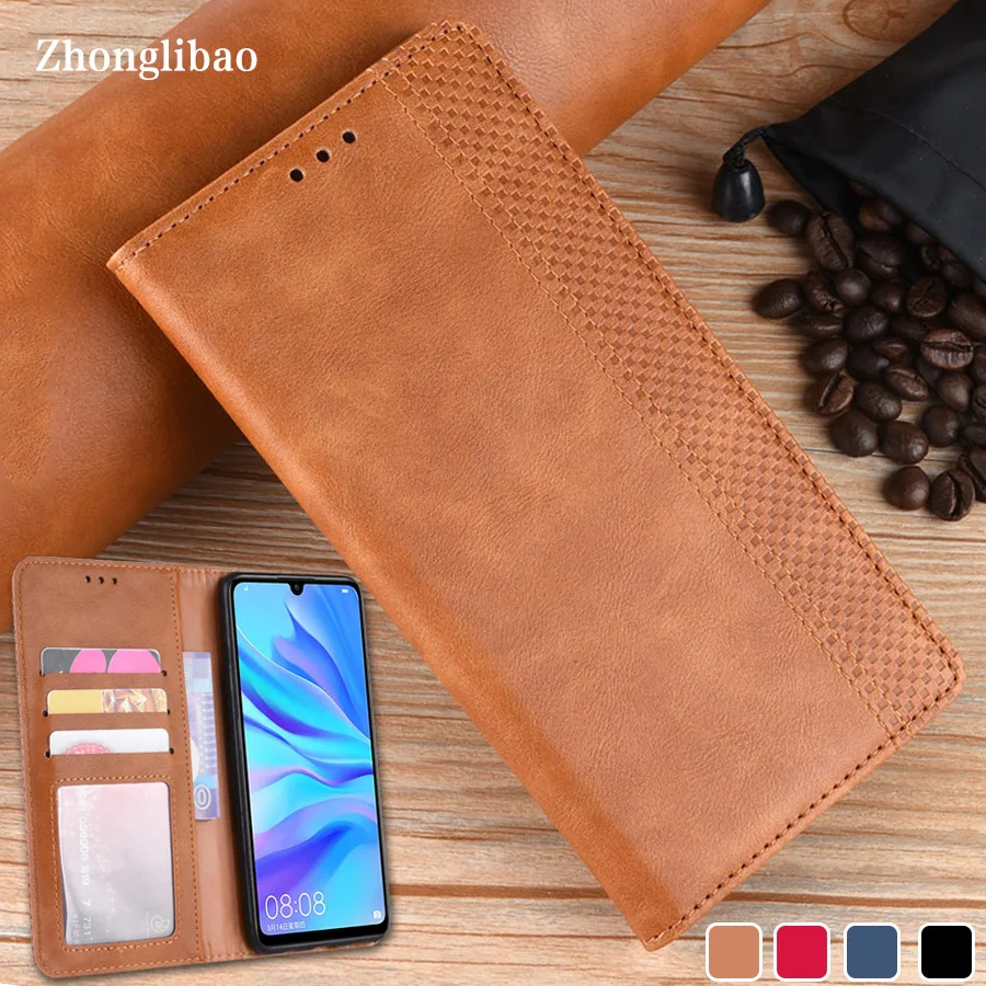 

Luxury Leather Magnetic Flip Case for Huawei mate 30 pro Honor 20 V20 8x 8a Pro 10i Y6 Y7 Pro P Smart Y9 2019 Y5 2018 Cover