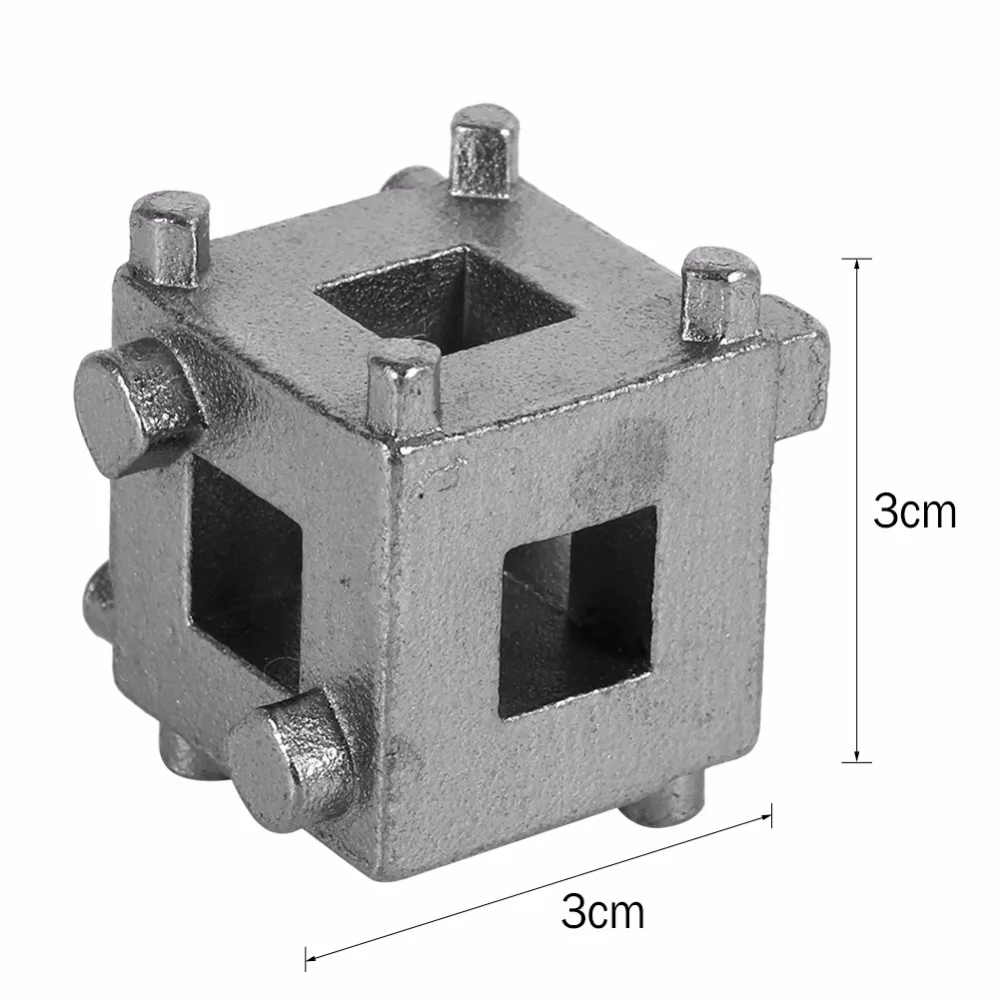 Автомобильный задний поршень тормозного диска втягивающее устройство инструмент ветер обратно куб каллипер адаптер серебро