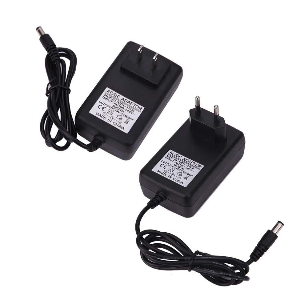 2017 Positive/Negative AC to DC 5.5mmx2.5mm 19V 600mA Switching Power