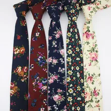 La maxpa Для мужчин хлопок Средства ухода за кожей Шеи Галстук Модные Классические цветок галстук 6 см Ширина печати Тонкий Средства ухода за кожей шеи галстук бренда узкие gravatas подарок