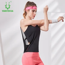 Летние женские безрукавки, быстросохнущие рубашки для йоги, свободные, для спортзала, фитнеса, спорта, безрукавная майка сорочка для бега, тренировок, на открытом воздухе