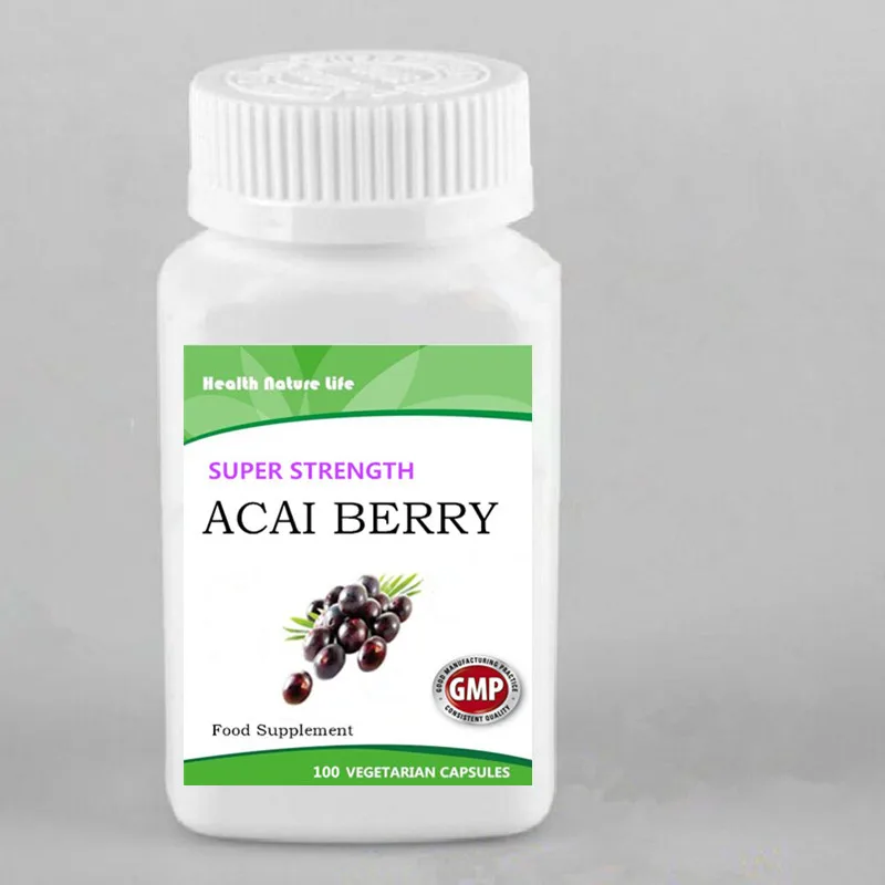 Acai Berry ультра-5000 супер прочность 100 Шапки Veggie Friendly-потеря веса смесь(Vit B12, Vit B6, Vit B5, Vit B1