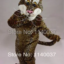 Талисман cougar Леопардовый плюшевый костюм талисмана Jaguar Модный на заказ костюм аниме маскарадные костюмы маскот тема fancydress карнавальный костюм