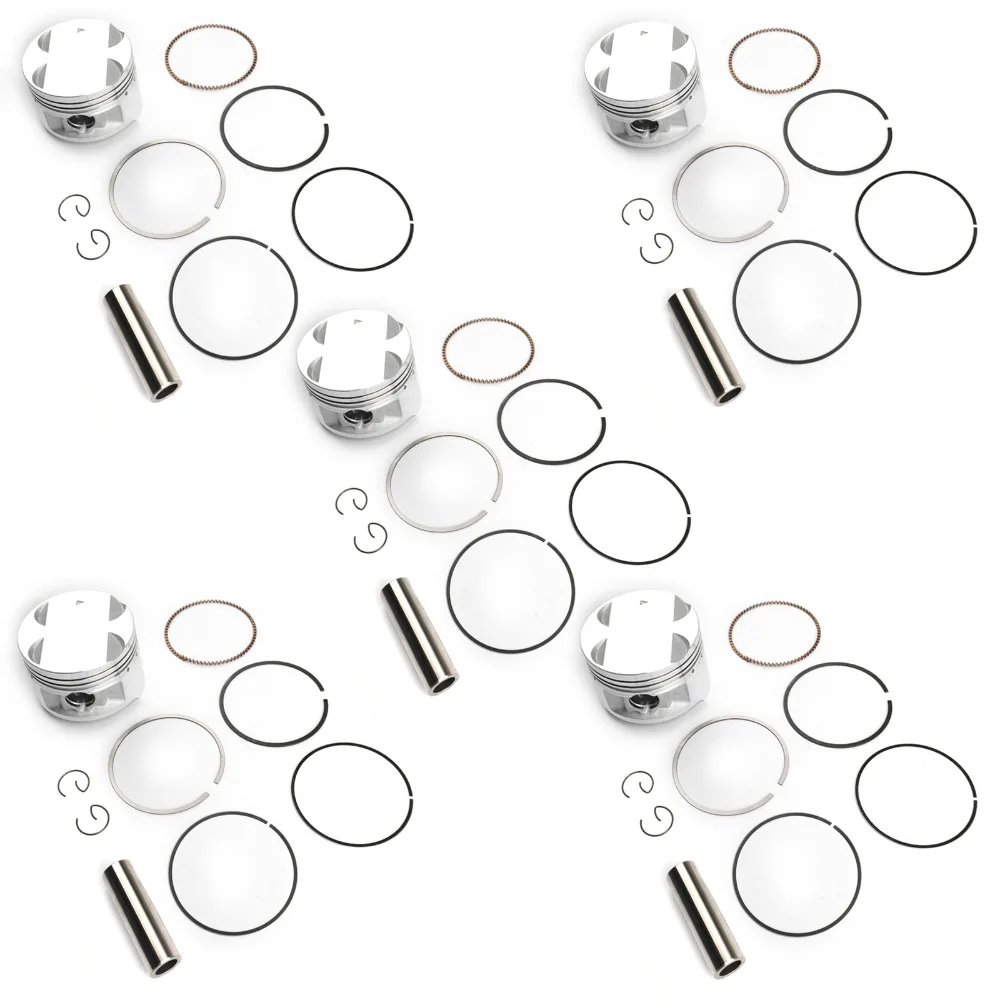 

Areyourshop Motorcycle Bore Size STD 72mm Piston Kit For Suzuki DR250 GN250 +0.25,0.50,0.75,1.00 1982-01 Motorcycle Accessories