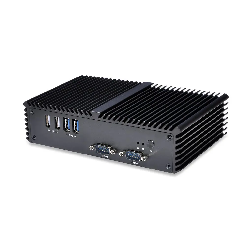  Dual LAN  Six Serial Ports Mini Computer Qotom-Q310P Wireless Celeron Processor 3215U  1.70 GHz  Desktops 