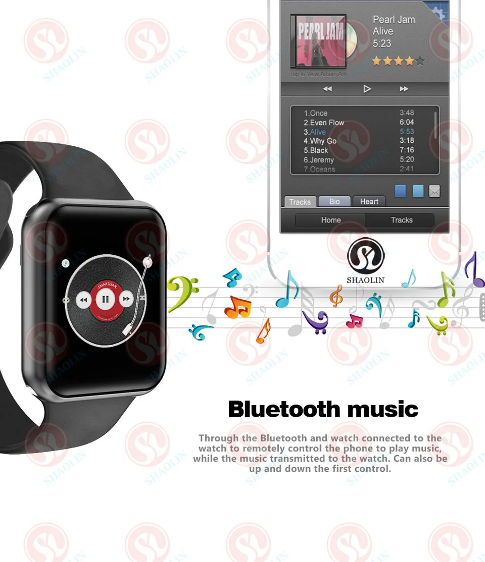 44 мм Bluetooth Смарт часы клон SmartWatch чехол для Apple iOS iPhone Android samsung смартфон не Apple Watch